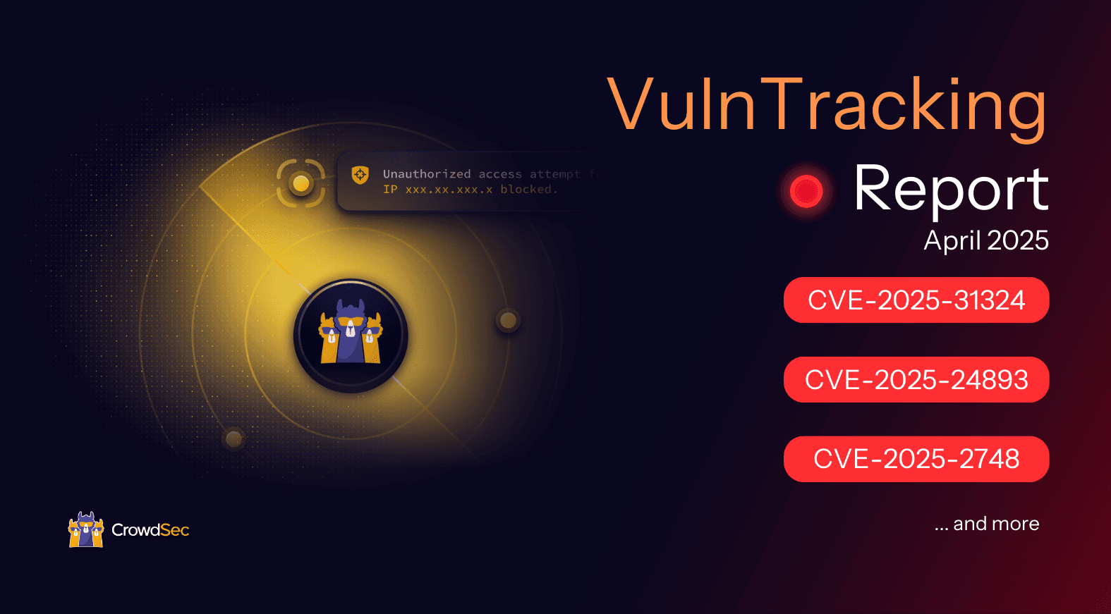 crowdsec vulntracking report april 2025