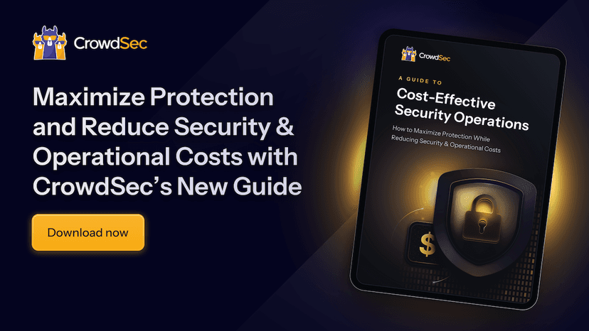 Cost-Effective Security Operations