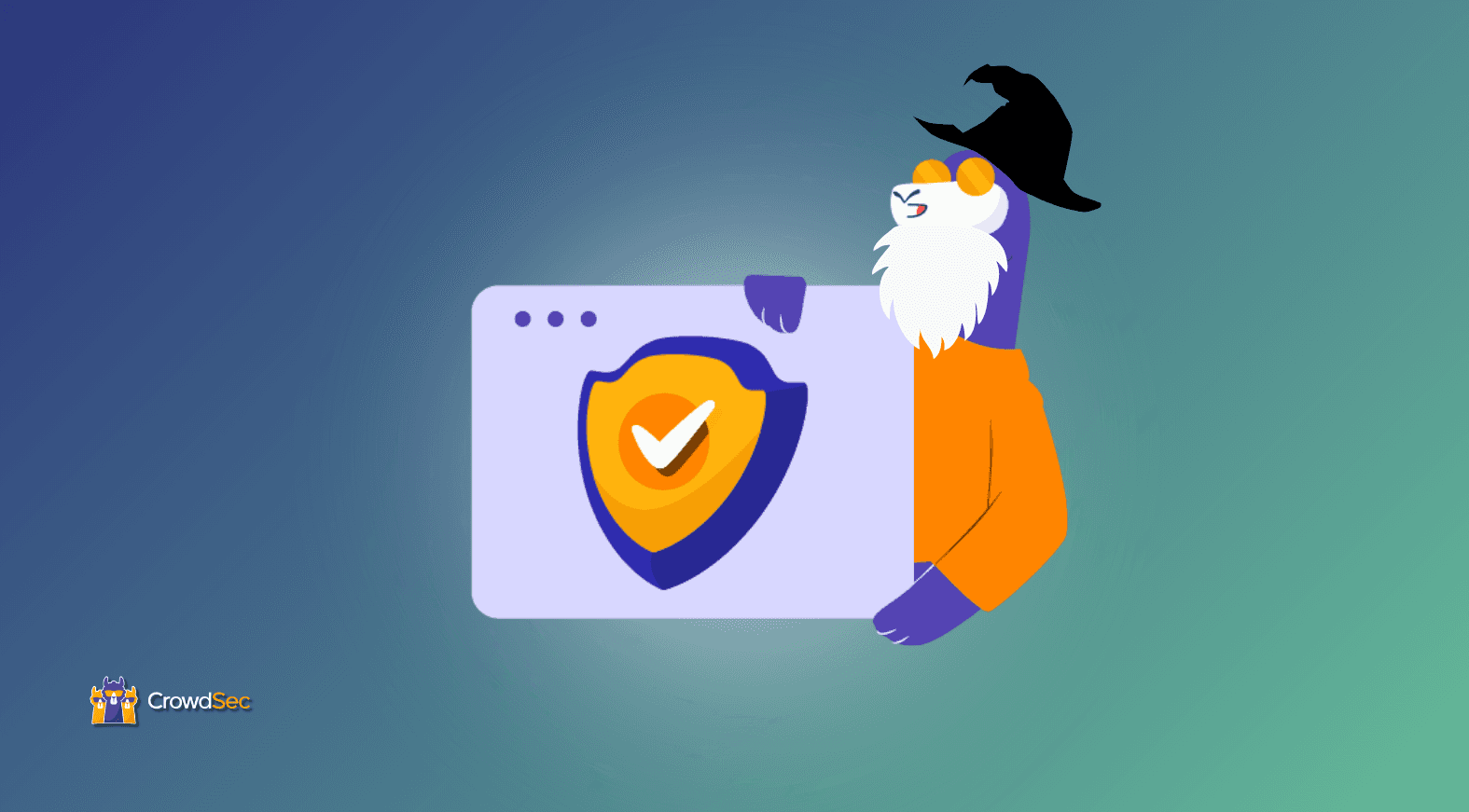 secure lamp server with crowdsec