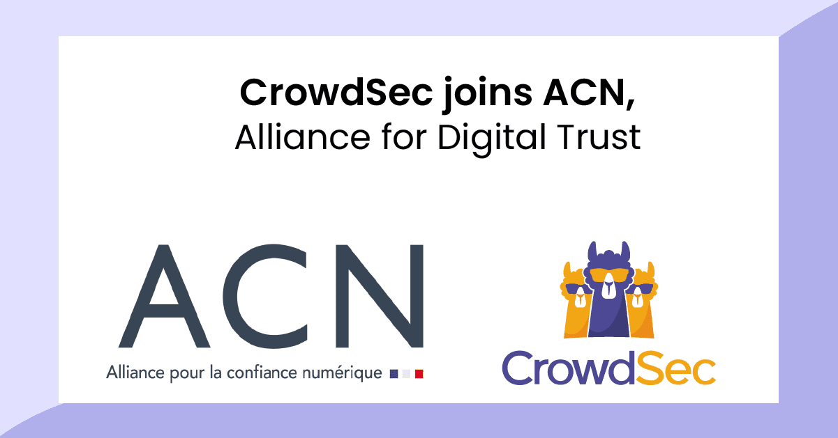 CrowdSec joins the Alliance for Digital Trust (ACN)