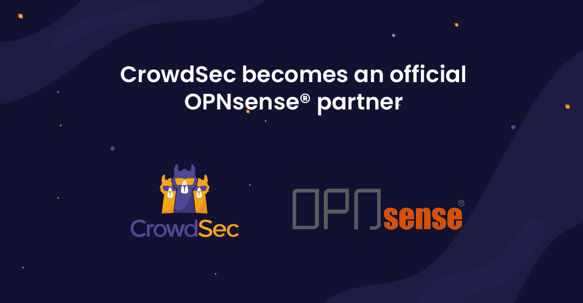 CrowdSec becomes an official OPNsense® partner