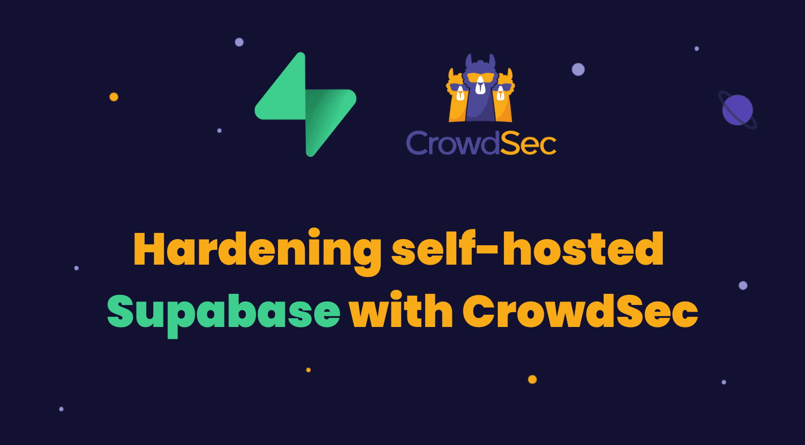 Hardening self-hosted Supabase with CrowdSec